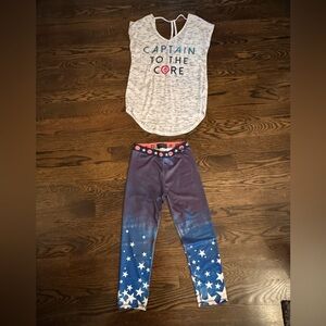 Captain to the Core Shirt and Star Leggings Set